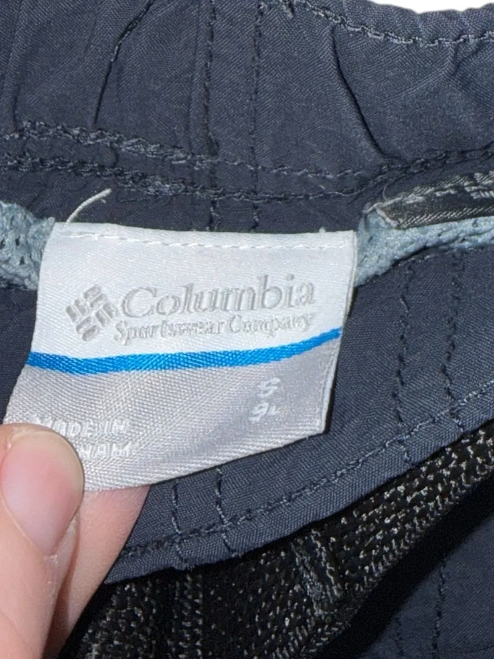 Columbia Omni-Tech Navy Hiking Shorts Men’s Small Outdoor